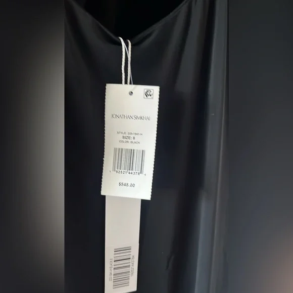 New Jonathan Simkhai Naomi Black Midi Dress - Picture 8 of 13